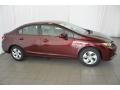 Crimson Pearl - Civic LX Sedan Photo No. 4