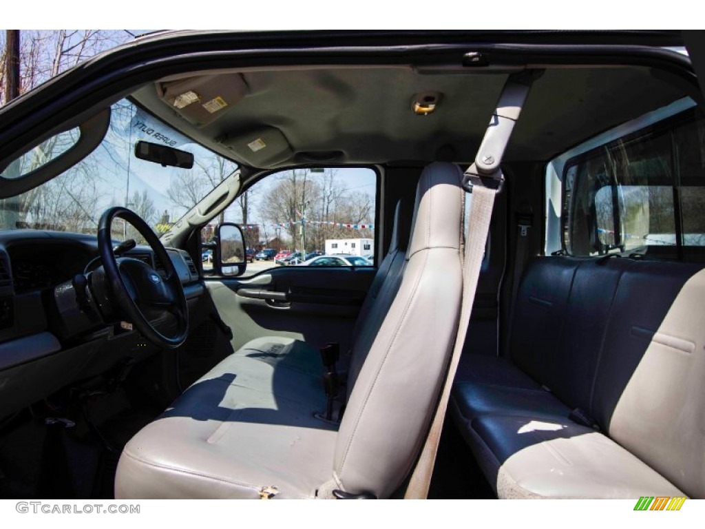 2004 F250 Super Duty XL SuperCab 4x4 - Oxford White / Medium Parchment photo #11