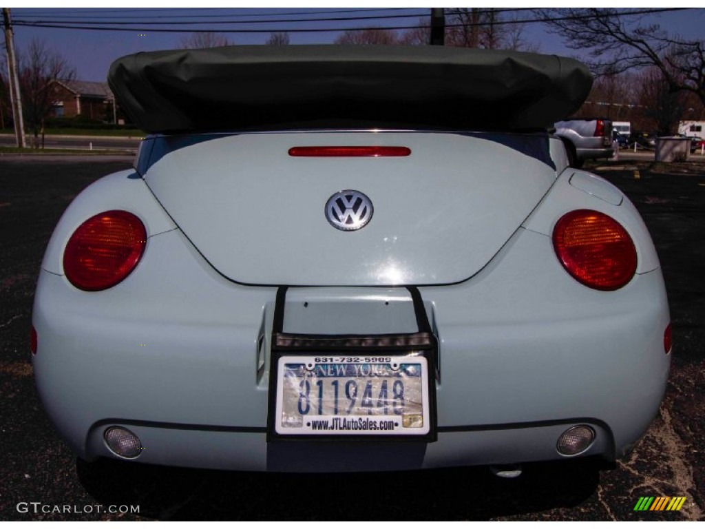 2005 New Beetle GLS Convertible - Aquarius Blue / Cream Beige photo #6