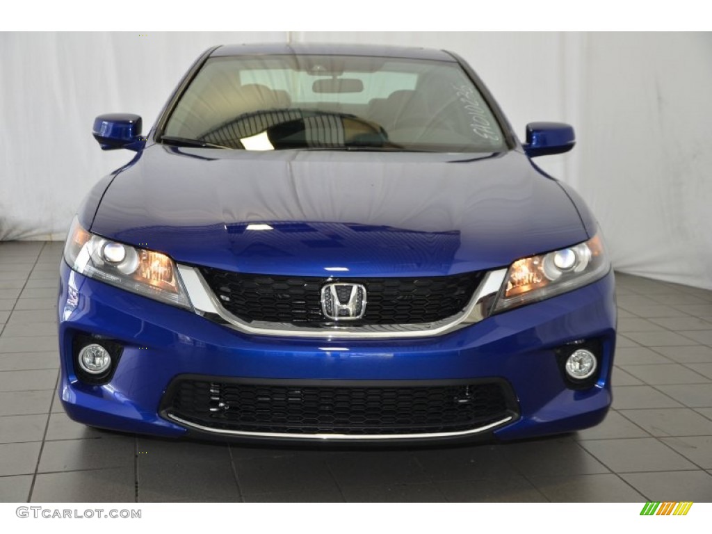 2014 Accord EX-L Coupe - Still Night Pearl / Black photo #2