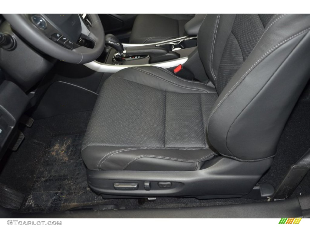 2014 Accord EX-L Coupe - Still Night Pearl / Black photo #11