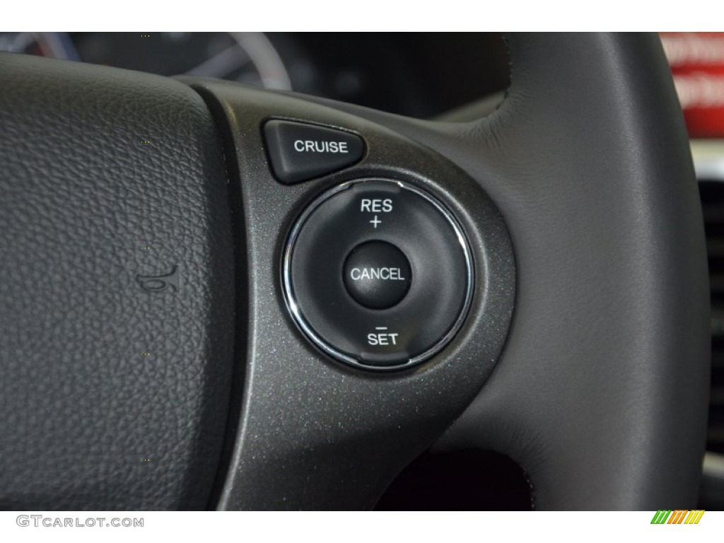 2014 Accord EX-L Coupe - Still Night Pearl / Black photo #21