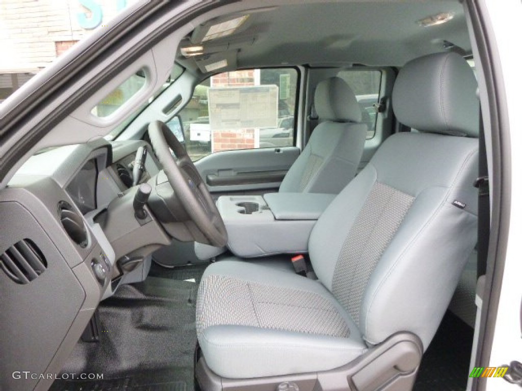 Steel Interior 2015 Ford F250 Super Duty XL Super Cab 4x4 Photo #92498565
