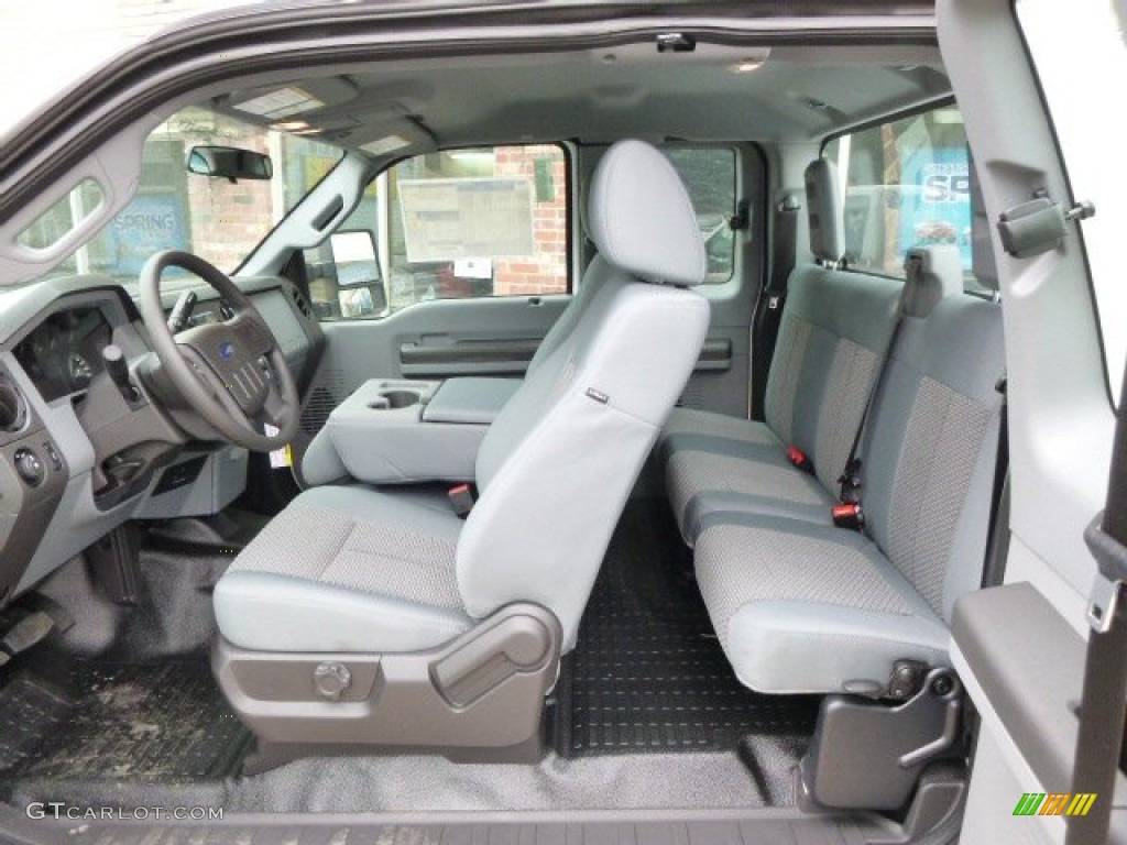 Steel Interior 2015 Ford F250 Super Duty XL Super Cab 4x4 Photo #92498613