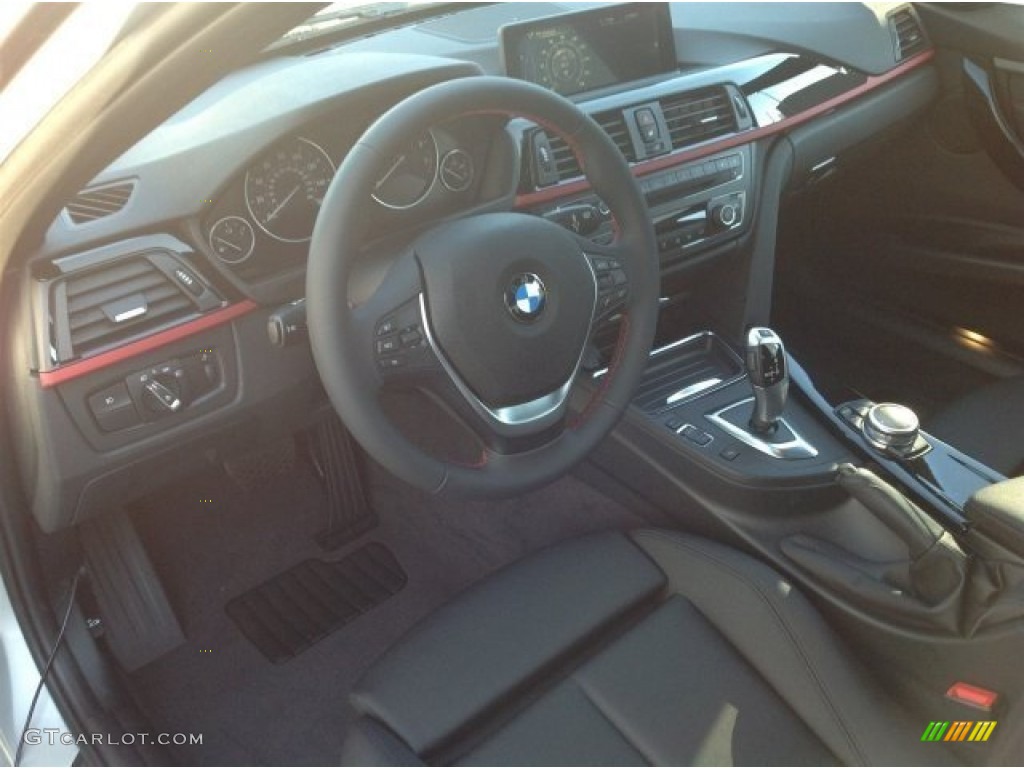 2014 3 Series 328i Sedan - Glacier Silver Metallic / Black photo #6