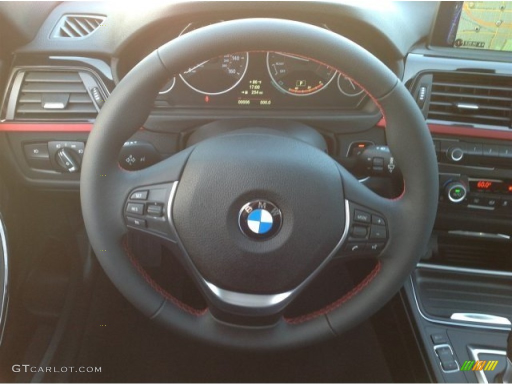 2014 3 Series 328i Sedan - Glacier Silver Metallic / Black photo #9