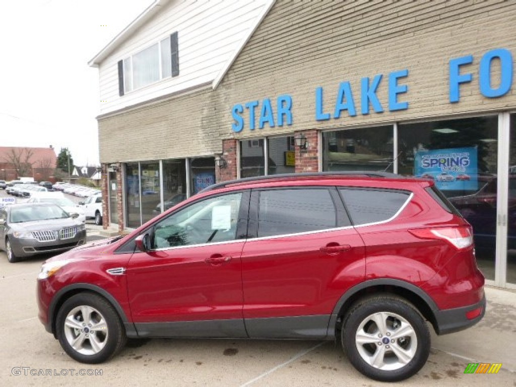 2014 Escape SE 1.6L EcoBoost 4WD - Ruby Red / Charcoal Black photo #7