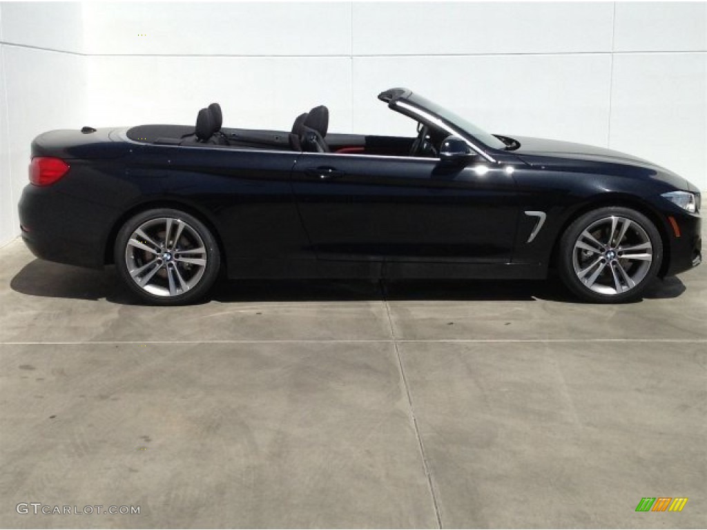 Black Sapphire Metallic 2014 BMW 4 Series 428i Convertible Exterior Photo #92499018