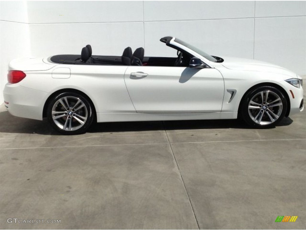 2014 4 Series 428i Convertible - Alpine White / Black photo #2