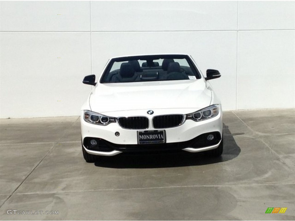 2014 4 Series 428i Convertible - Alpine White / Black photo #3