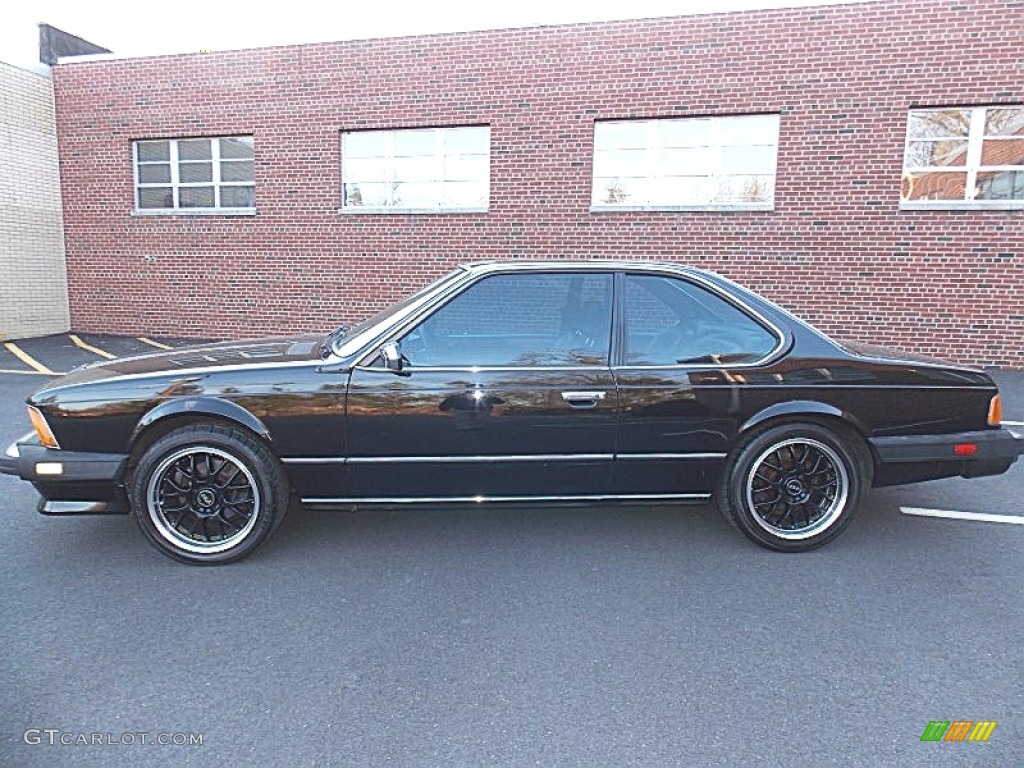 Black 1986 BMW 6 Series 635CSi Exterior Photo #92499489