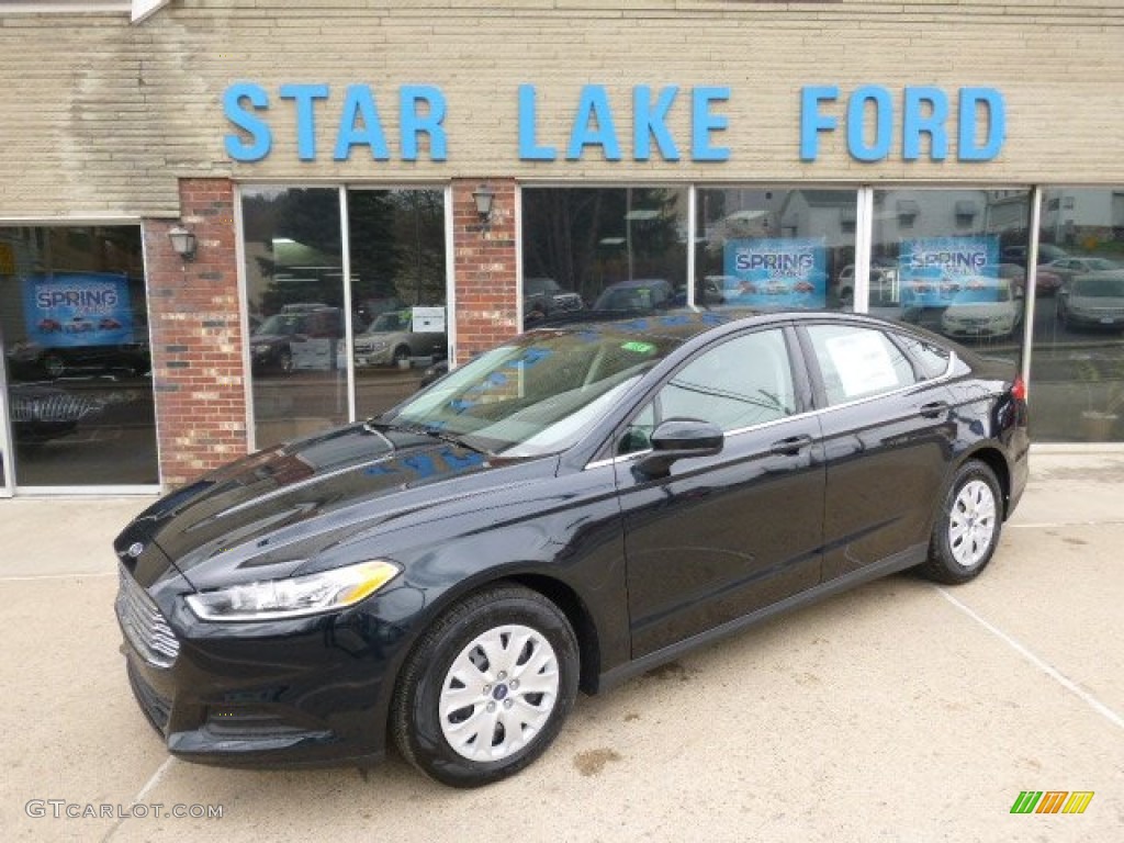 2014 Fusion S - Dark Side / Earth Gray photo #1