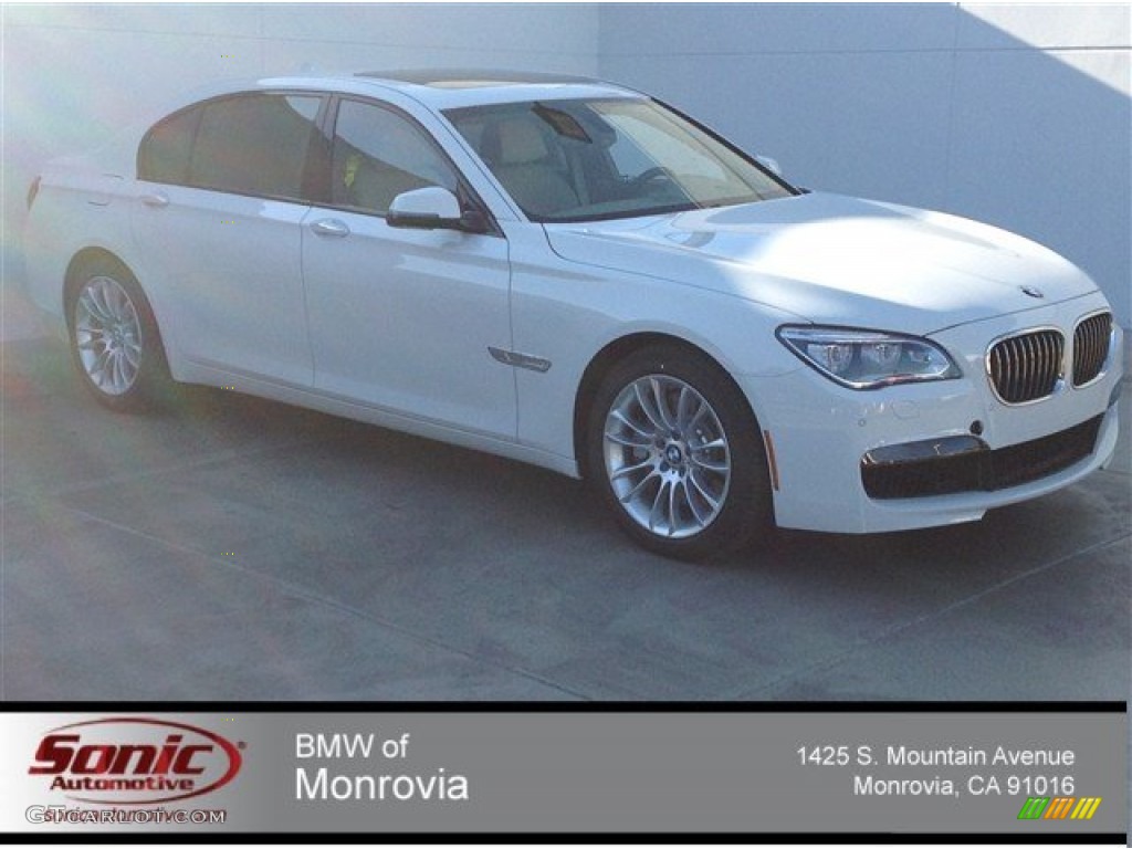 2014 7 Series 750Li Sedan - Alpine White / Oyster photo #1