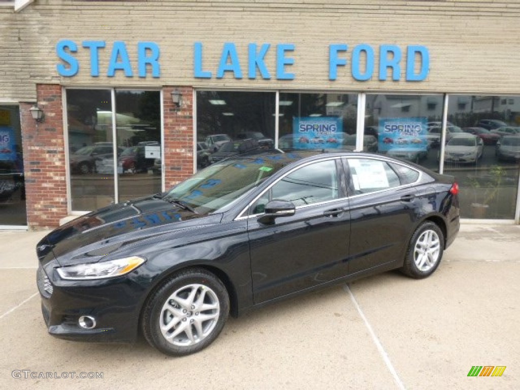 2014 Fusion SE EcoBoost - Dark Side / Charcoal Black photo #1