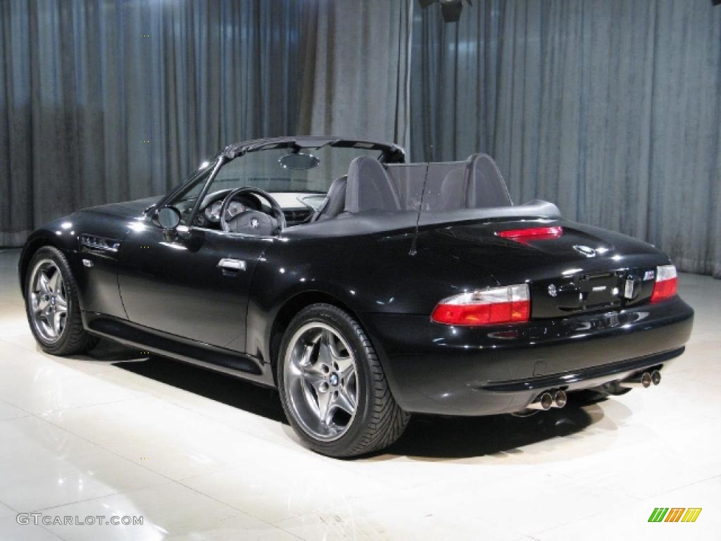 2001 M Roadster - Cosmos Black Metallic / Black photo #2