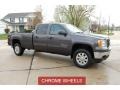 2011 Storm Gray Metallic GMC Sierra 2500HD SLE Crew Cab 4x4  photo #3