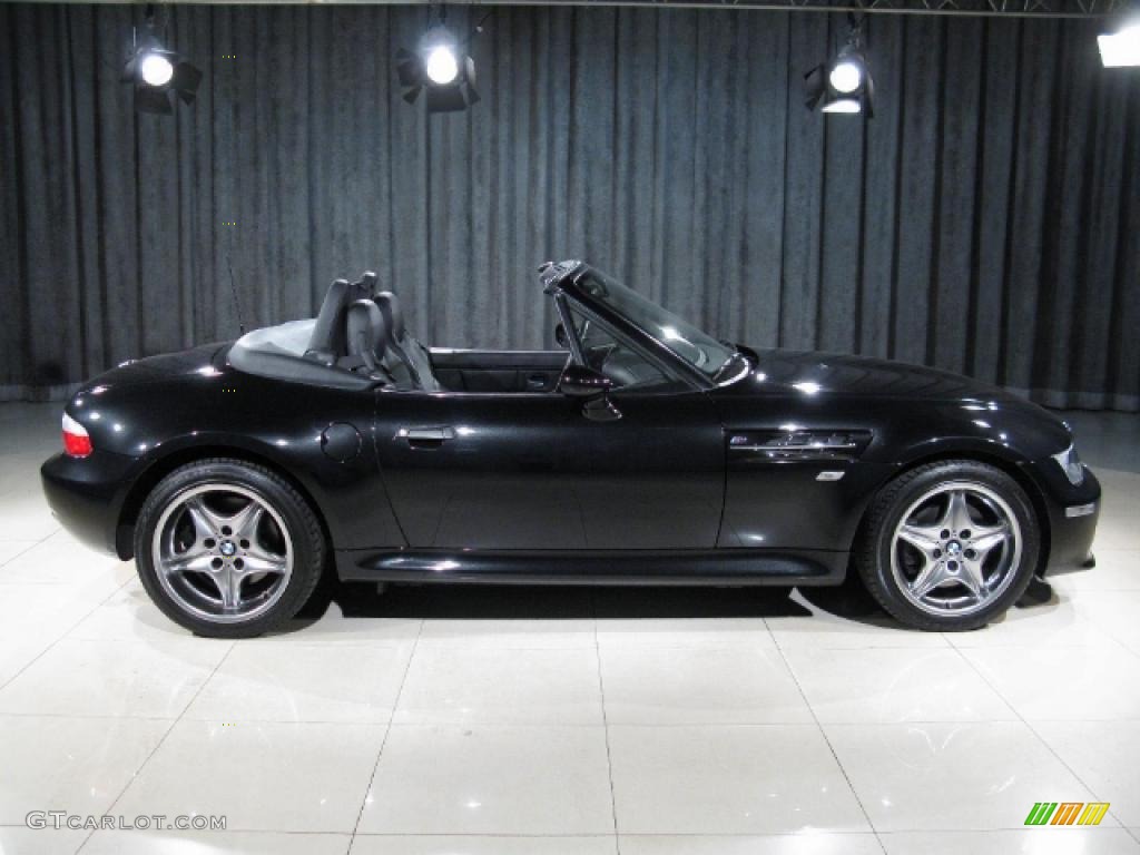 2001 M Roadster - Cosmos Black Metallic / Black photo #3