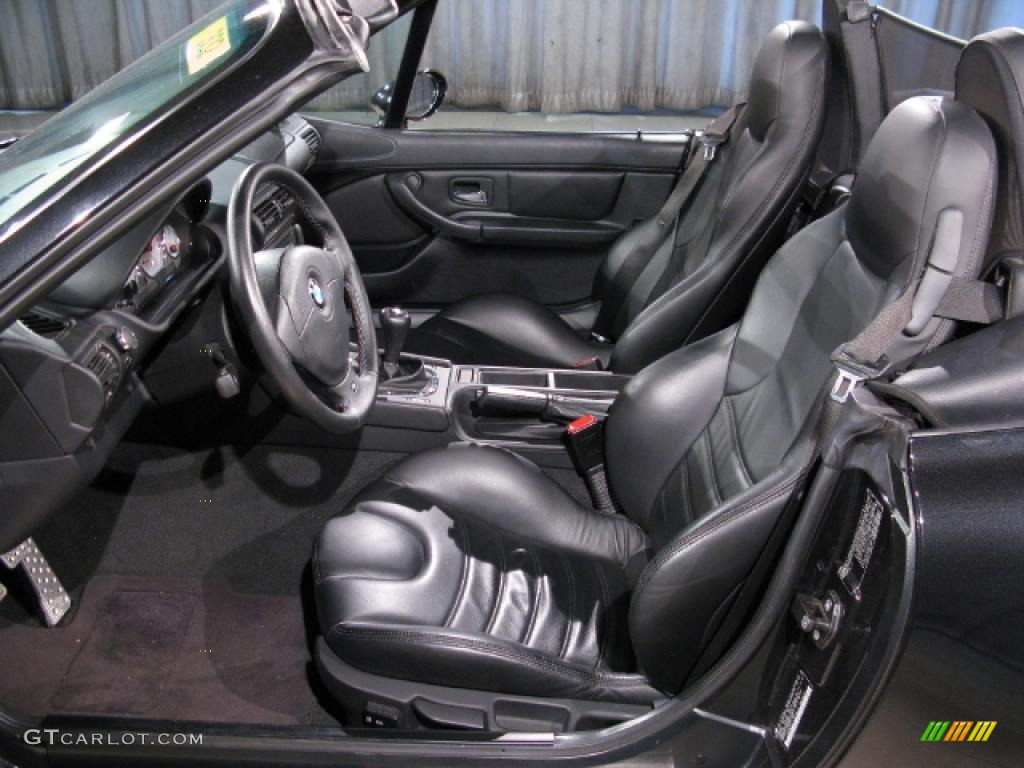 2001 M Roadster - Cosmos Black Metallic / Black photo #6
