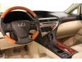 Parchment/Brown Walnut 2010 Lexus RX 350 AWD Interior Color