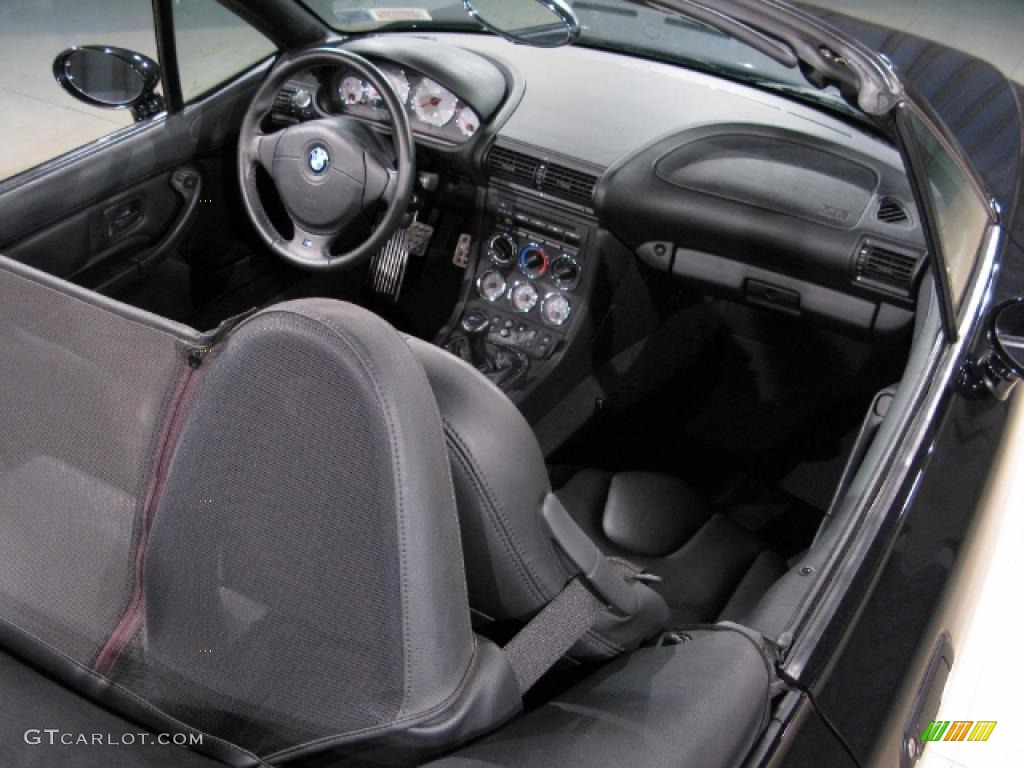 2001 M Roadster - Cosmos Black Metallic / Black photo #14