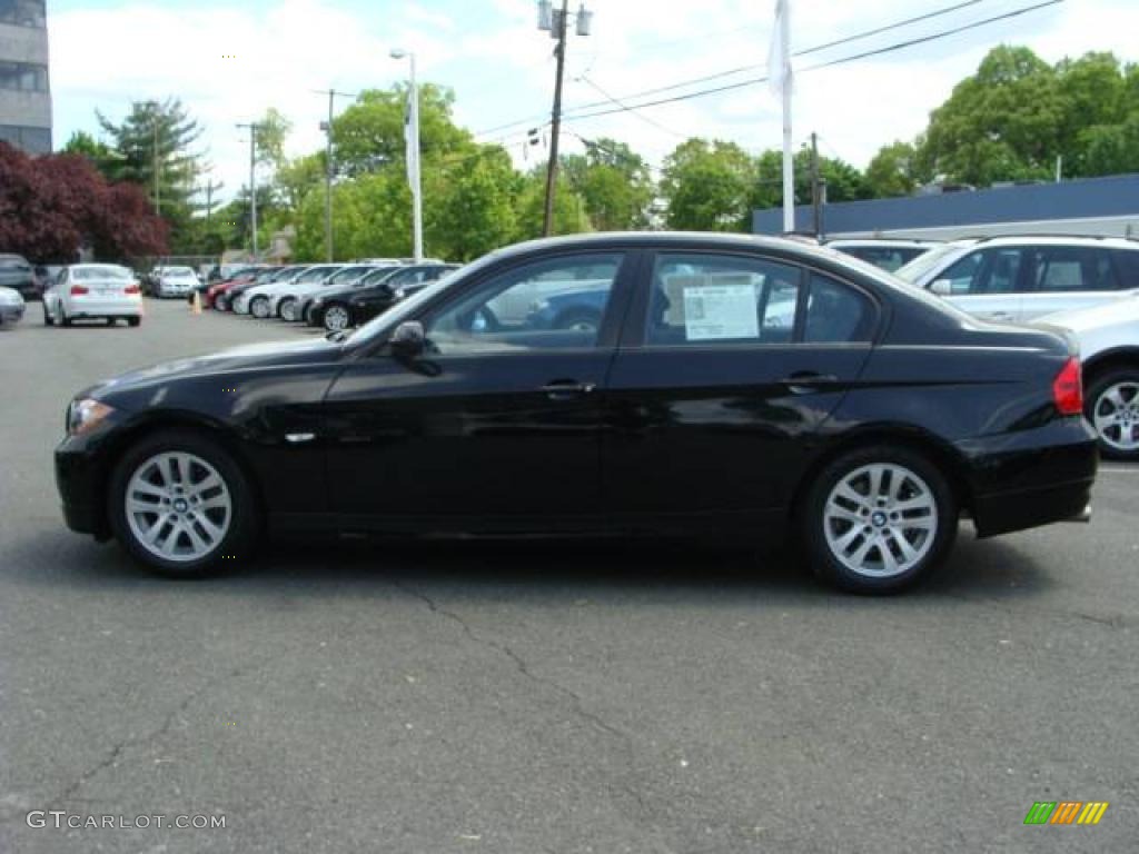 2007 3 Series 328i Sedan - Jet Black / Black photo #5