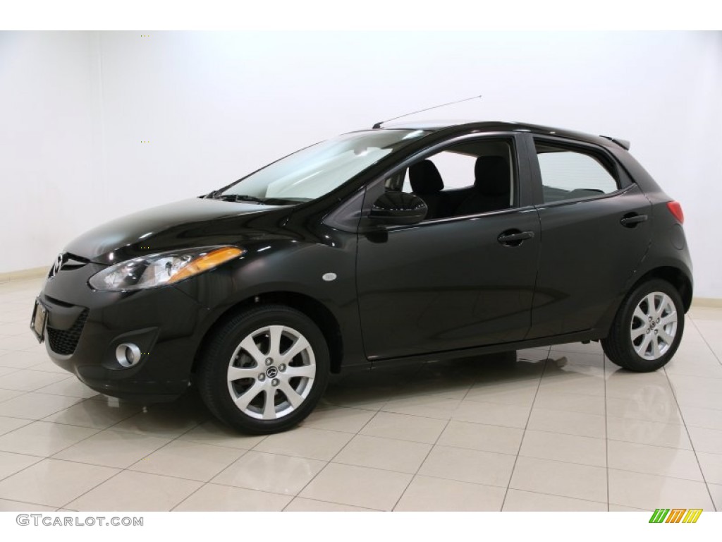 Brilliant Black 2013 Mazda MAZDA2 Touring Exterior Photo #92502918