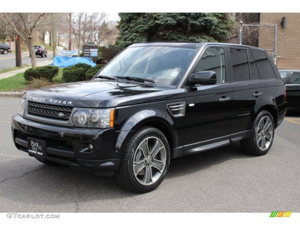 2011 Range Rover Sport HSE - Santorini Black Metallic / Ebony/Ebony photo #7