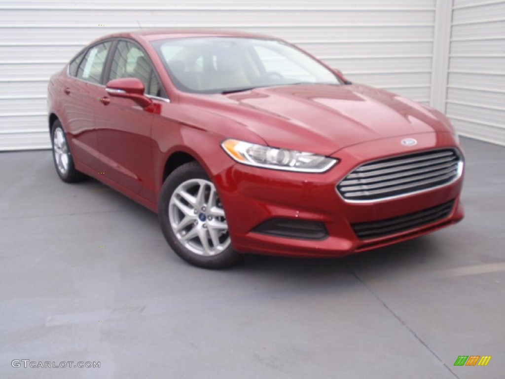 Ruby Red Ford Fusion