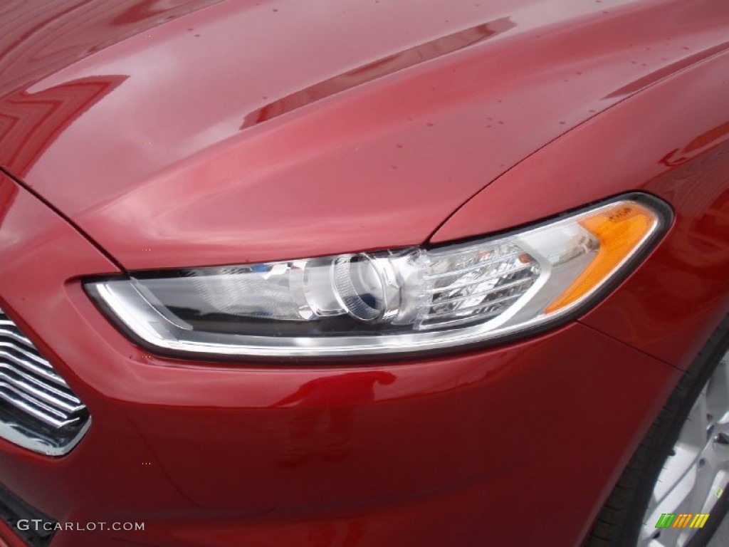 2014 Fusion SE EcoBoost - Ruby Red / Dune photo #9