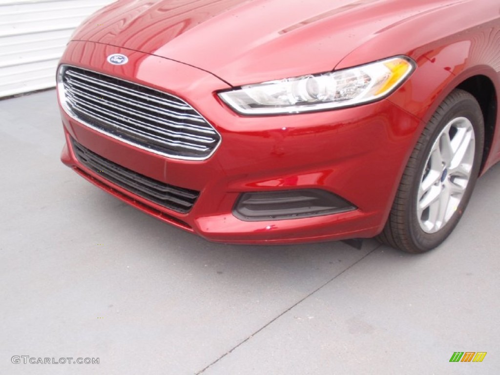 2014 Fusion SE EcoBoost - Ruby Red / Dune photo #10