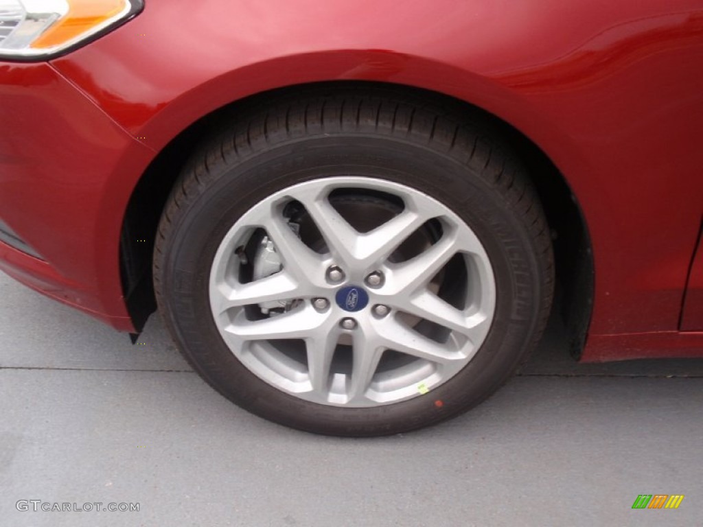 2014 Fusion SE EcoBoost - Ruby Red / Dune photo #11