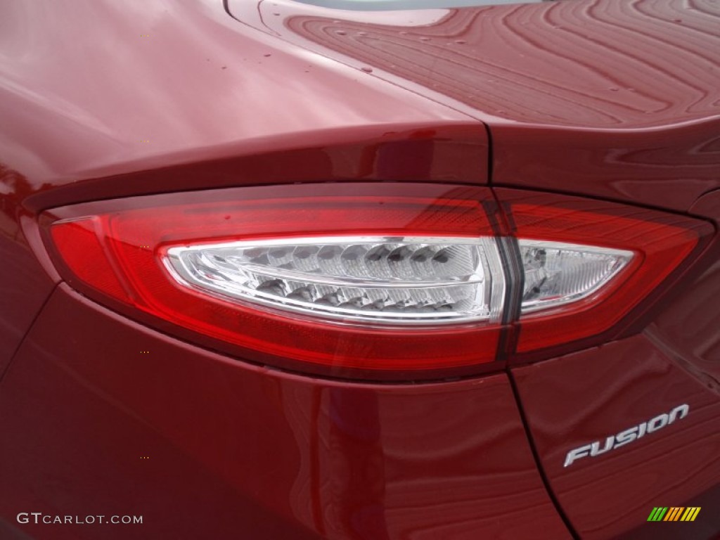 2014 Fusion SE EcoBoost - Ruby Red / Dune photo #13