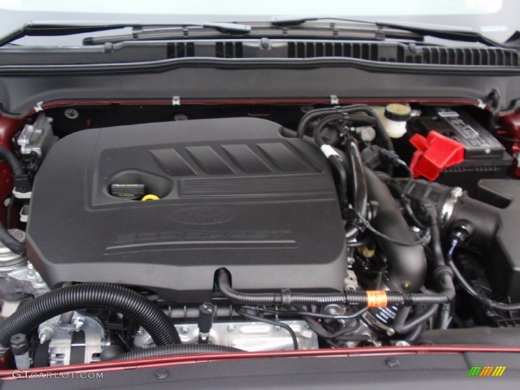 2014 Fusion SE EcoBoost - Ruby Red / Dune photo #16