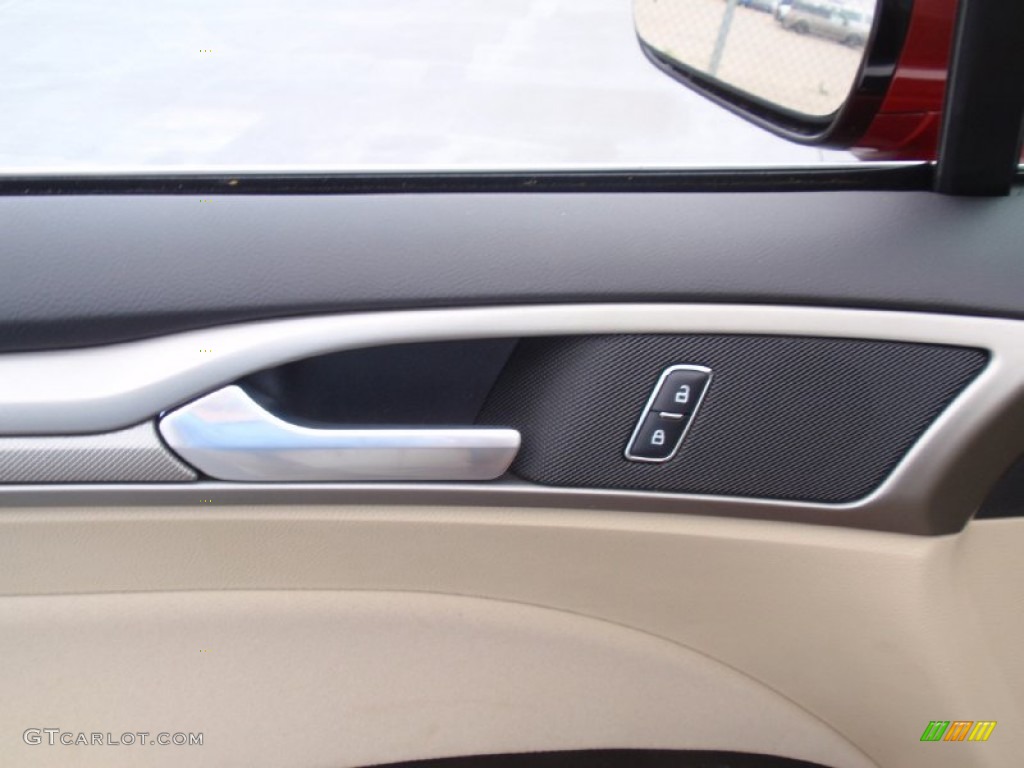 2014 Fusion SE EcoBoost - Ruby Red / Dune photo #25