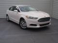 2014 White Platinum Ford Fusion SE EcoBoost  photo #1