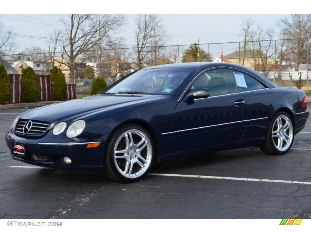 2001 CL 500 - Midnight Blue / Charcoal photo #3