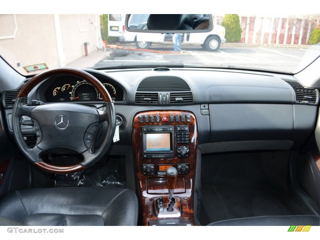 2001 Mercedes-Benz CL 500 Charcoal Dashboard Photo #92506302