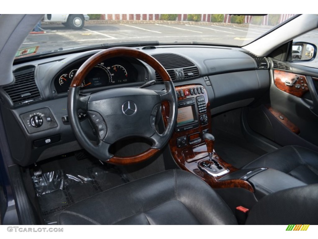 Charcoal Interior 2001 Mercedes-Benz CL 500 Photo #92506374