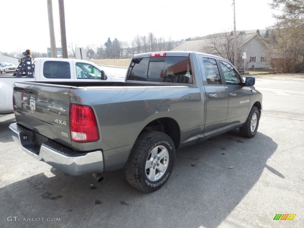 2012 Ram 1500 SLT Quad Cab 4x4 - Mineral Gray Metallic / Dark Slate Gray/Medium Graystone photo #3