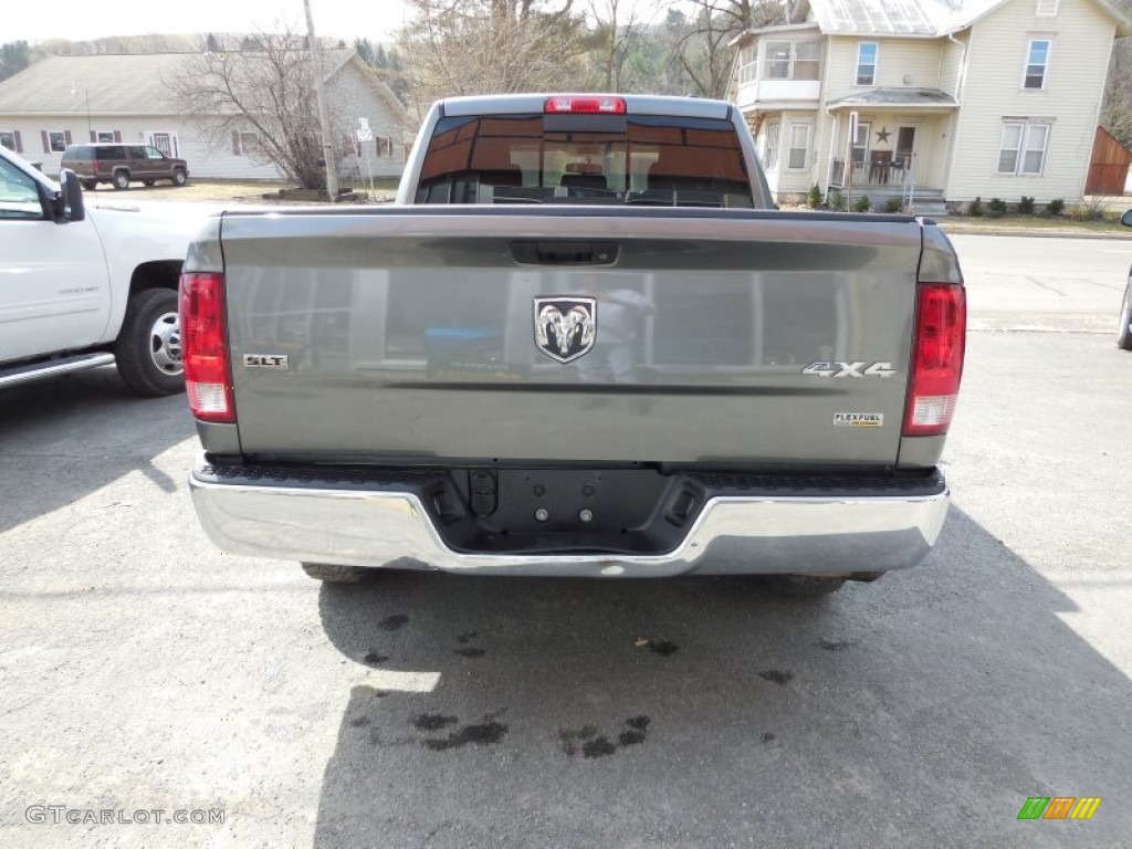 2012 Ram 1500 SLT Quad Cab 4x4 - Mineral Gray Metallic / Dark Slate Gray/Medium Graystone photo #4