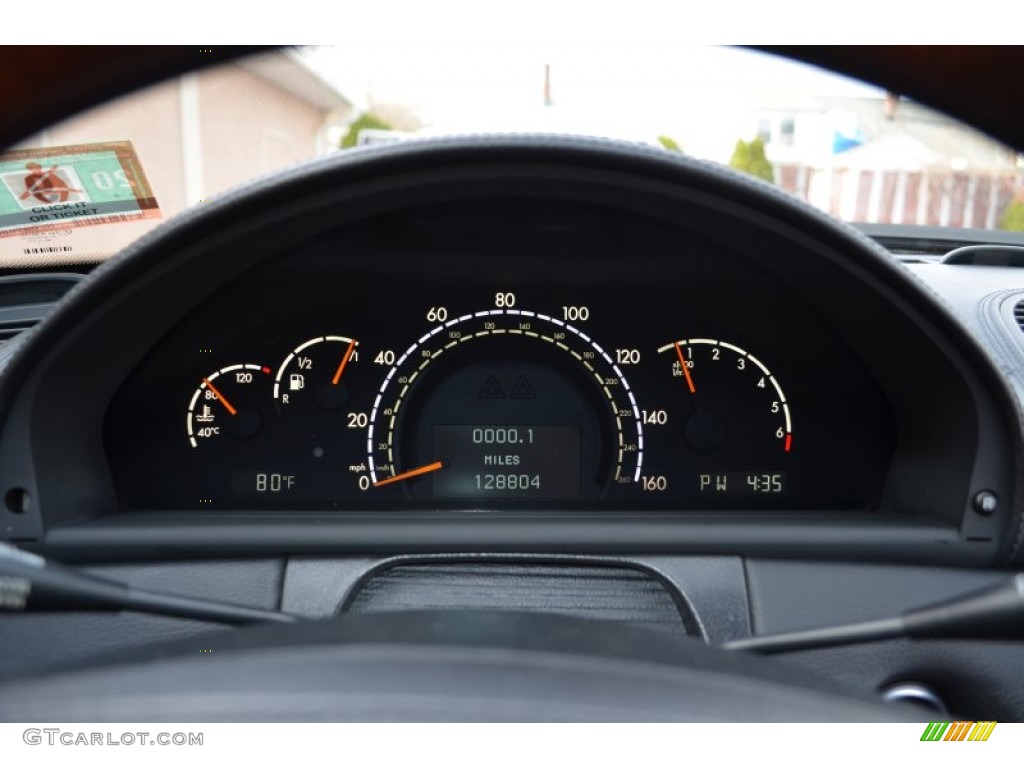 2001 Mercedes-Benz CL 500 Gauges Photos