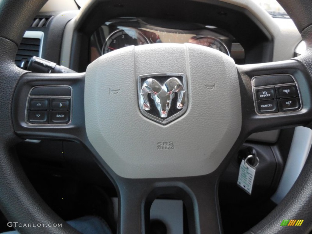 2012 Ram 1500 SLT Quad Cab 4x4 - Mineral Gray Metallic / Dark Slate Gray/Medium Graystone photo #14