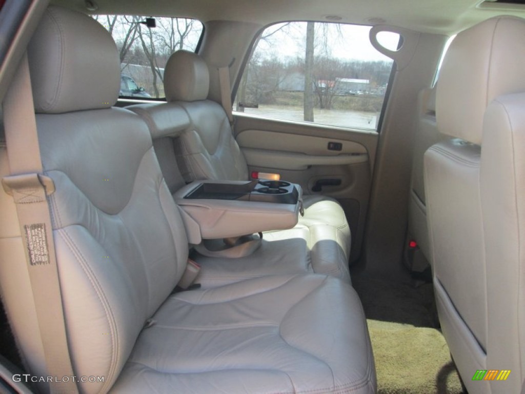 2001 Yukon SLT 4x4 - Garnet Red Metallic / Neutral Tan/Shale photo #33