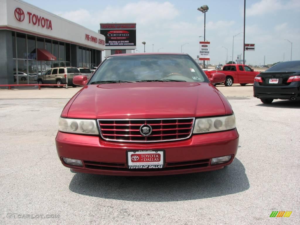 2001 Seville STS - Crimson Red / Shale photo #3