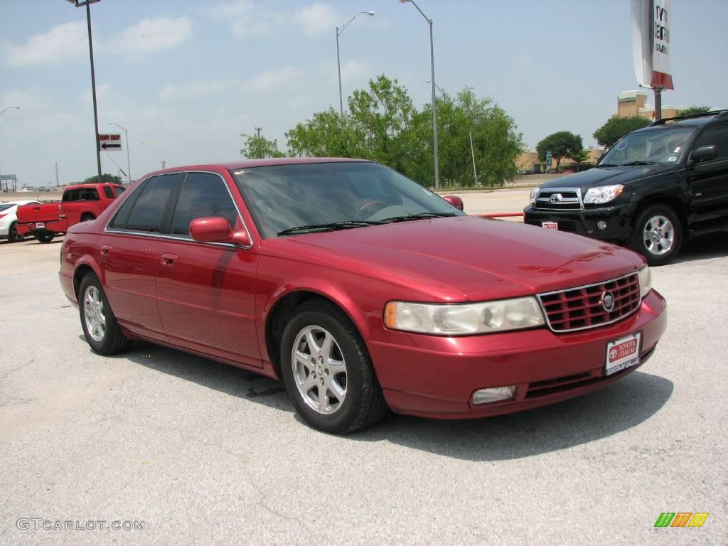 2001 Seville STS - Crimson Red / Shale photo #4