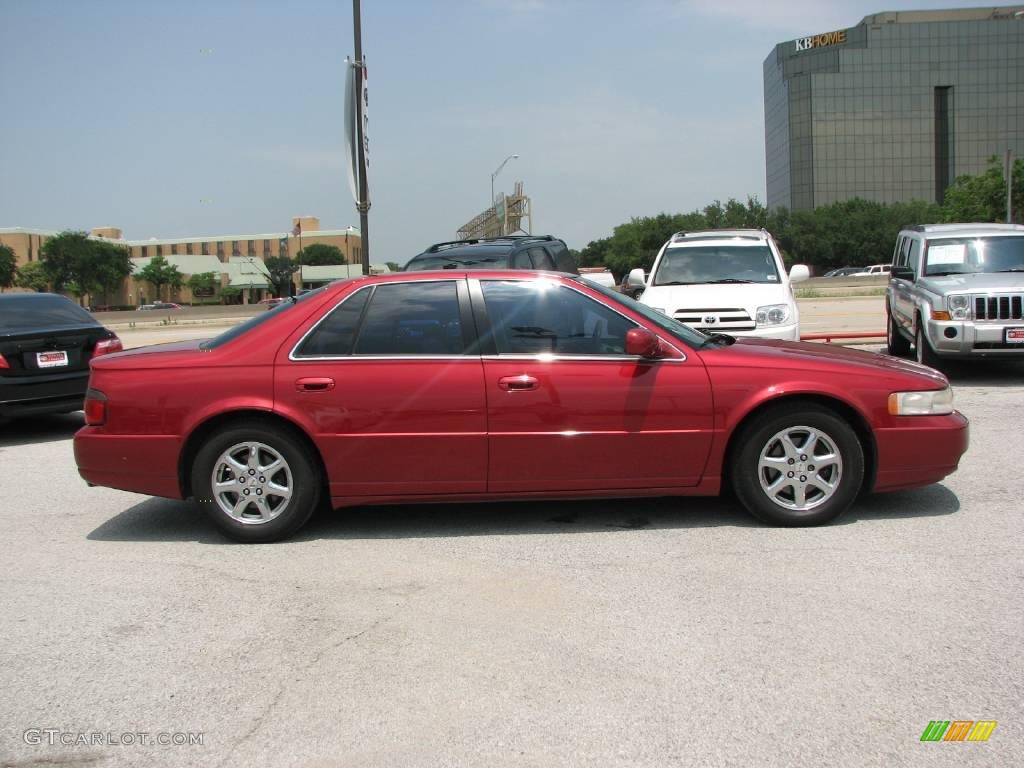 2001 Seville STS - Crimson Red / Shale photo #5