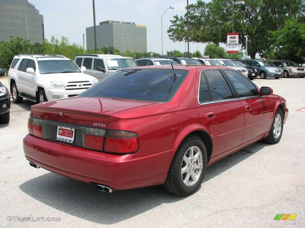 2001 Seville STS - Crimson Red / Shale photo #6