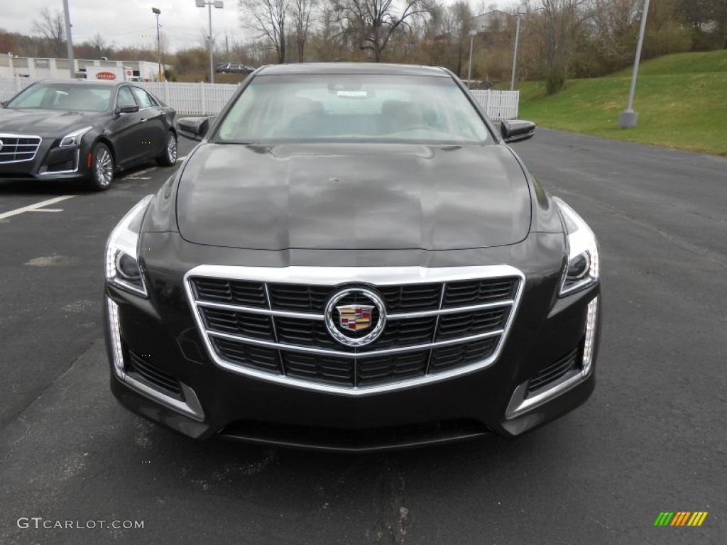 2014 CTS Luxury Sedan AWD - Majestic Plum Metallic / Light Cashmere/Medium Cashmere photo #2