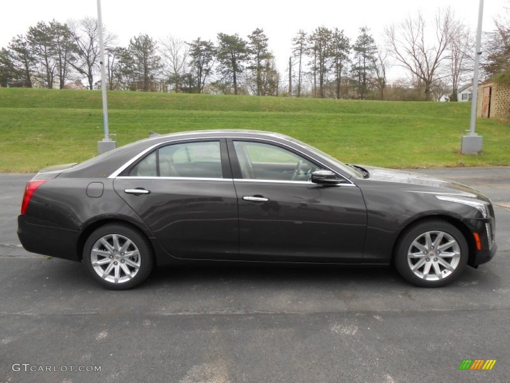 2014 CTS Luxury Sedan AWD - Majestic Plum Metallic / Light Cashmere/Medium Cashmere photo #4