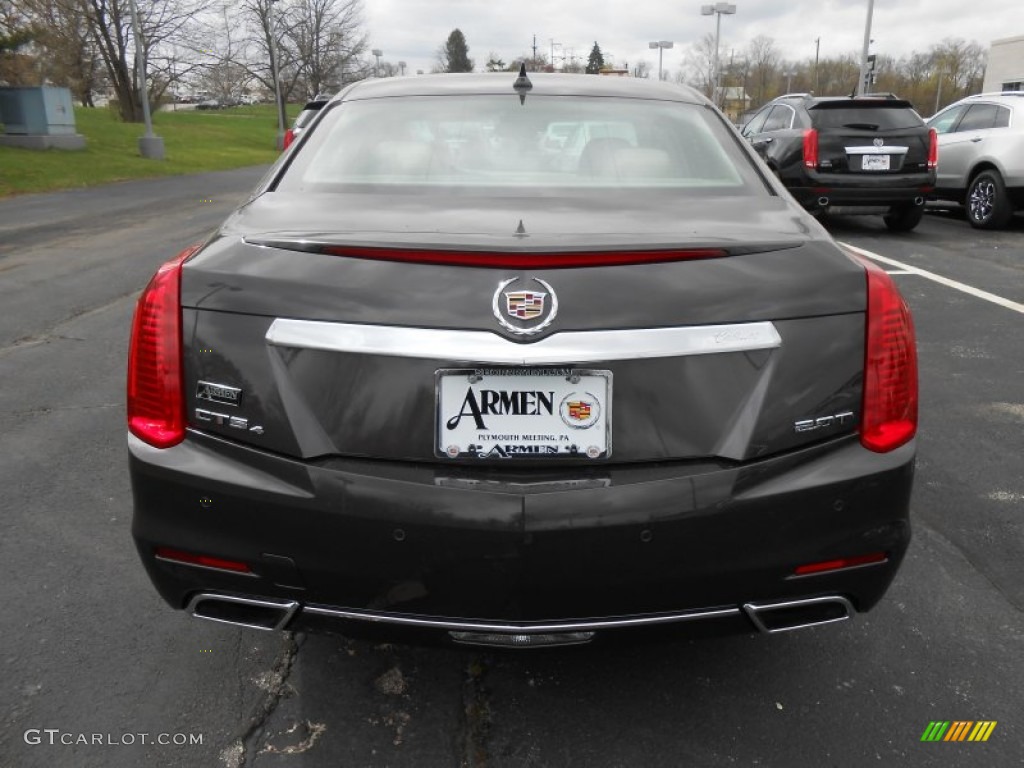 2014 CTS Luxury Sedan AWD - Majestic Plum Metallic / Light Cashmere/Medium Cashmere photo #6